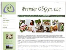 Tablet Screenshot of premierobgynllc.com